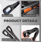 Car Seat Gap Filler Strip – Anti-Drop Pad with Seatbelt Slot