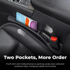 Car Seat Gap Filler Strip – Anti-Drop Pad with Seatbelt Slot