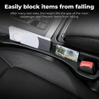 Car Seat Gap Filler Strip – Anti-Drop Pad with Seatbelt Slot