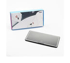 Car Interior Mirrors Sun Visor Plate LED HD Makeup Mirror for Girls Women Rechargeable Fill Light Universal Thin Vanity Mirror